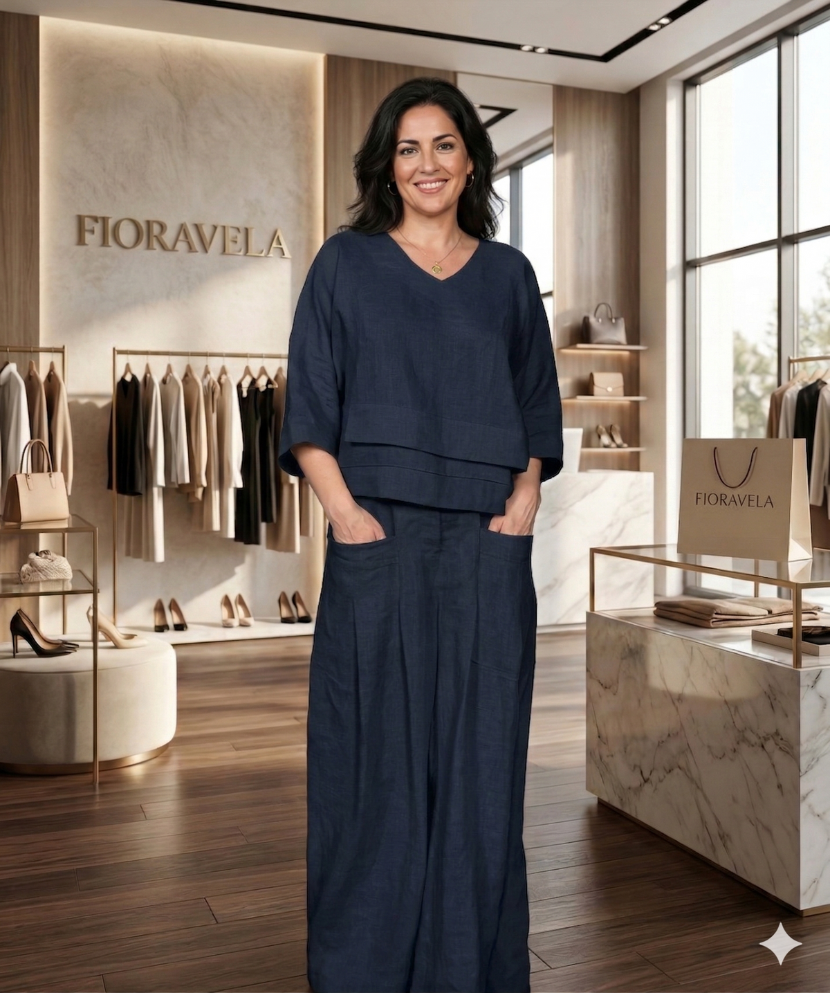Elegant Casual Set | Fluid, Comfortable, and Timeless Design