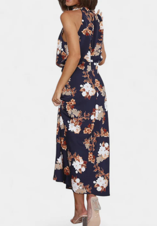Lisa™ | Floral Halter Dress