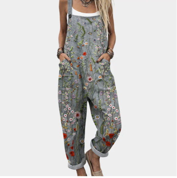 Floral Print Jumpsuit