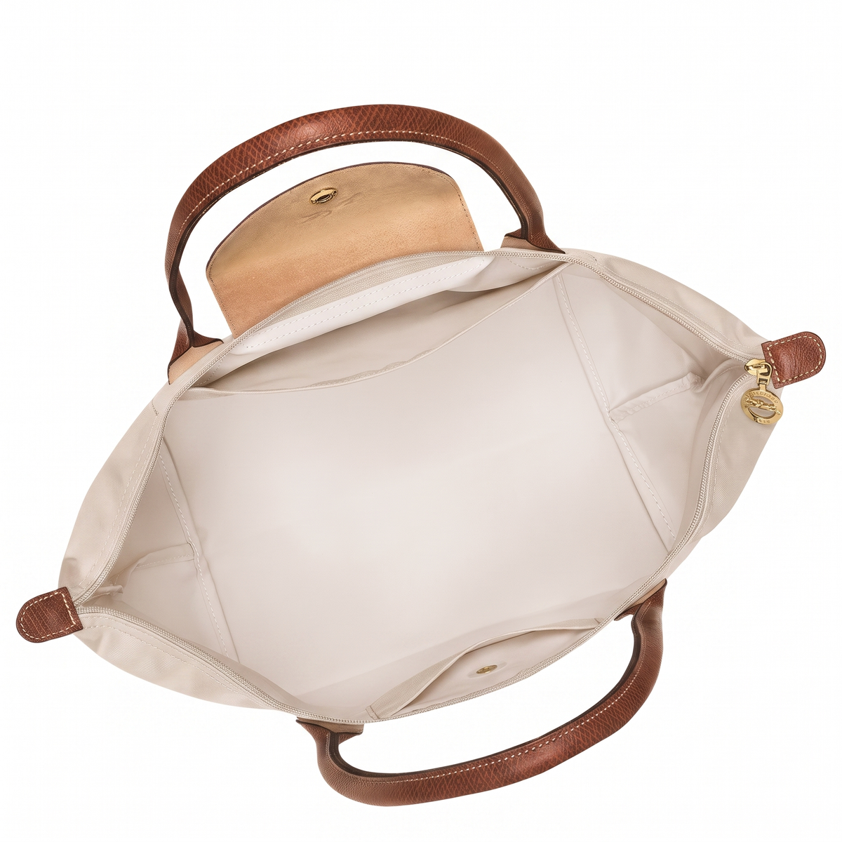 Medium Longchamp Tote Bag | Beige