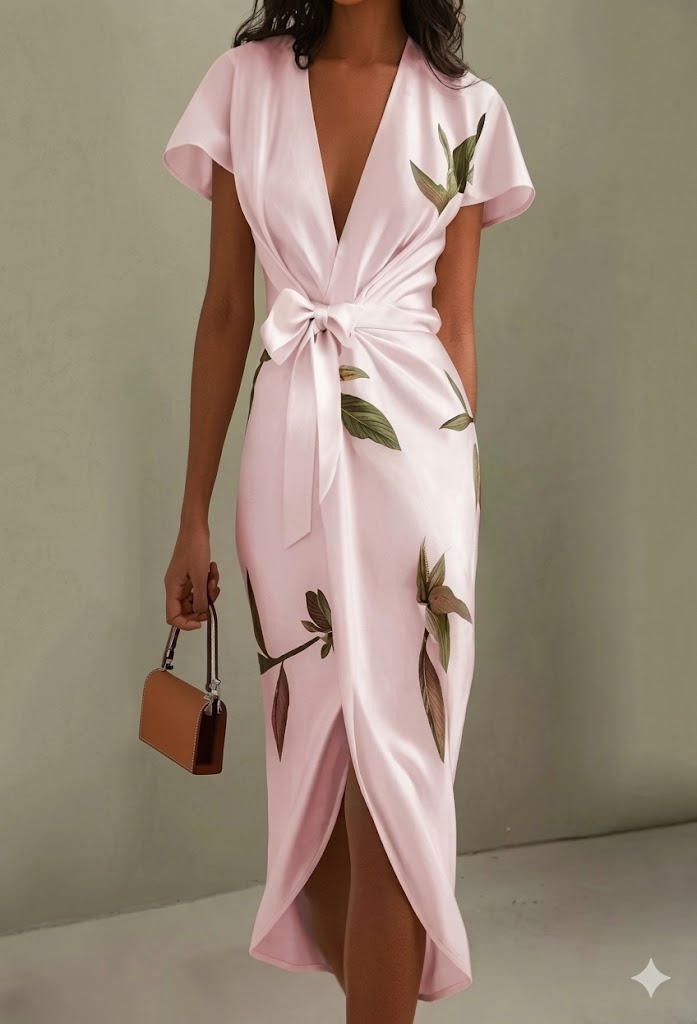 Elin™ | Elegant Floral Print Dress
