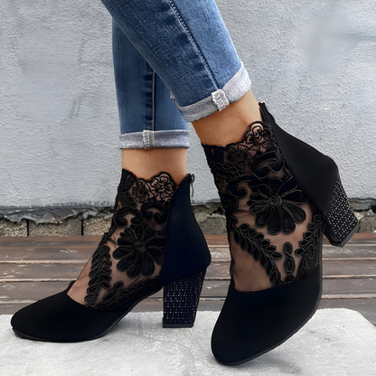 Matilda | Breathable orthopaedic block heel shoes