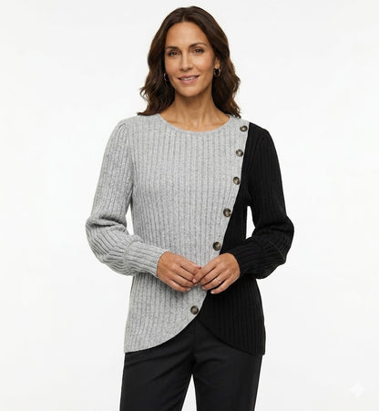 KNIT BUTTON-UP CARDIGAN