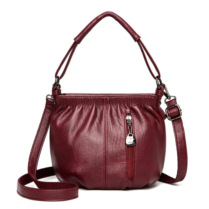 Ruched handbag