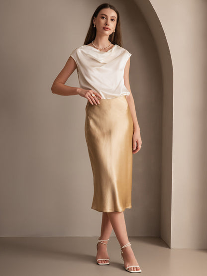 CLASSIC AND ELEGANT SILK SKIRT