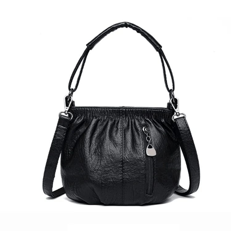 Ruched handbag