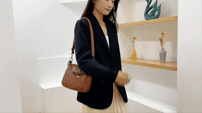 Ruched handbag