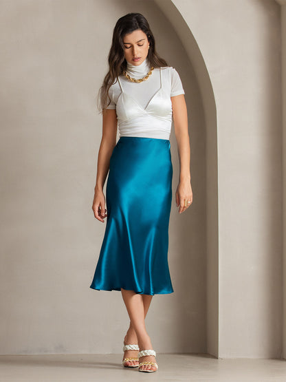 CLASSIC AND ELEGANT SILK SKIRT