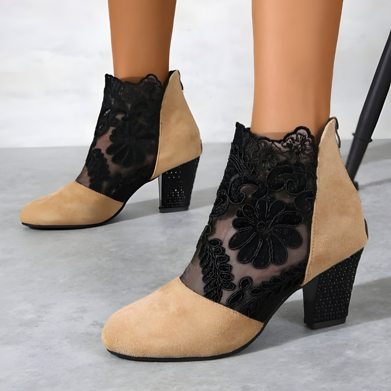 Matilda | Breathable orthopaedic block heel shoes
