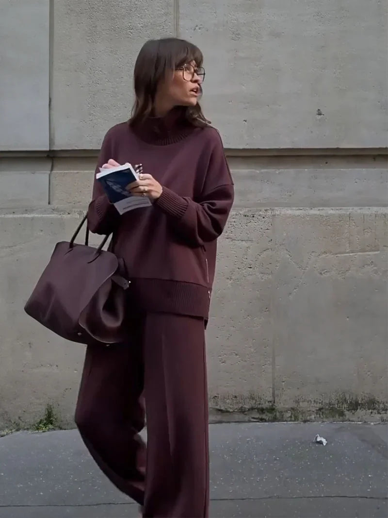 Matching oversized sweatshirt set