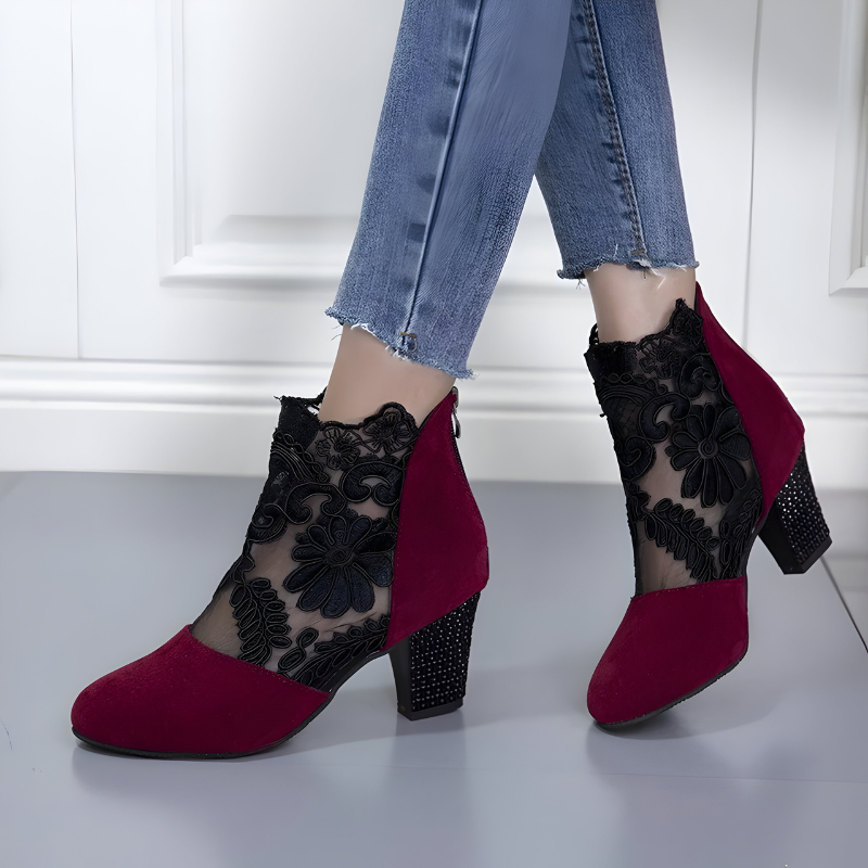 Matilda | Breathable orthopaedic block heel shoes