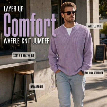 Archie | Double-Layered Waffle Jumper