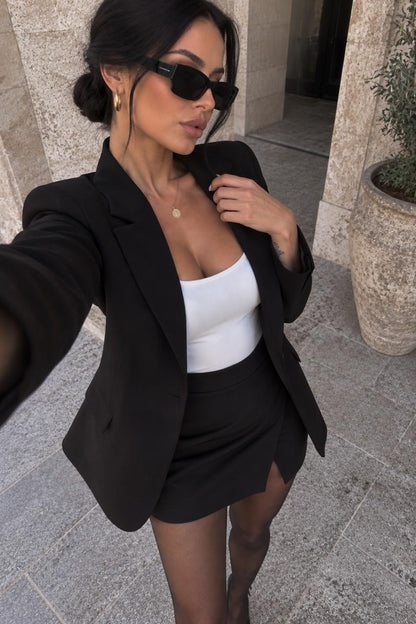 Greta Set: jacket, bodysuit, and skort