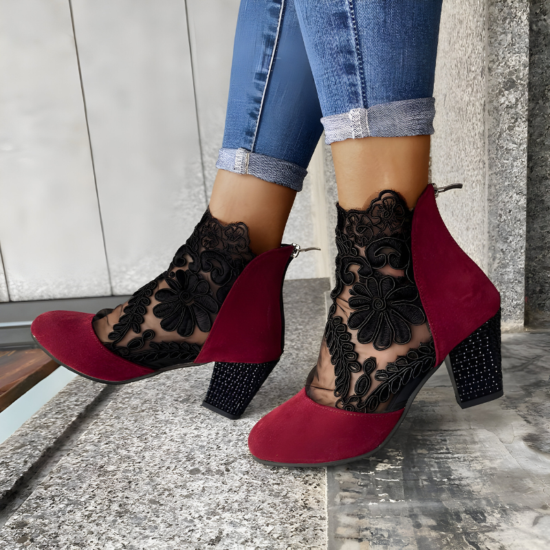 Matilda | Breathable orthopaedic block heel shoes