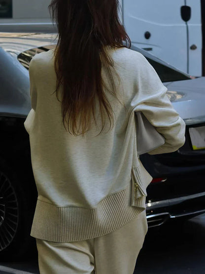 Matching oversized sweatshirt set
