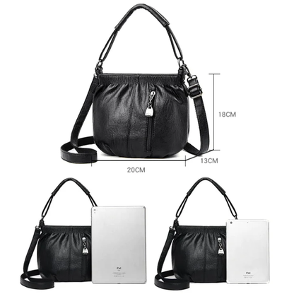 Ruched handbag