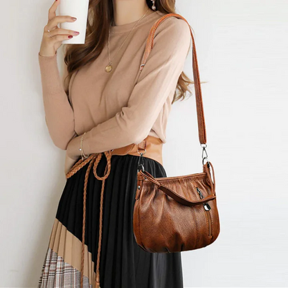 Ruched handbag