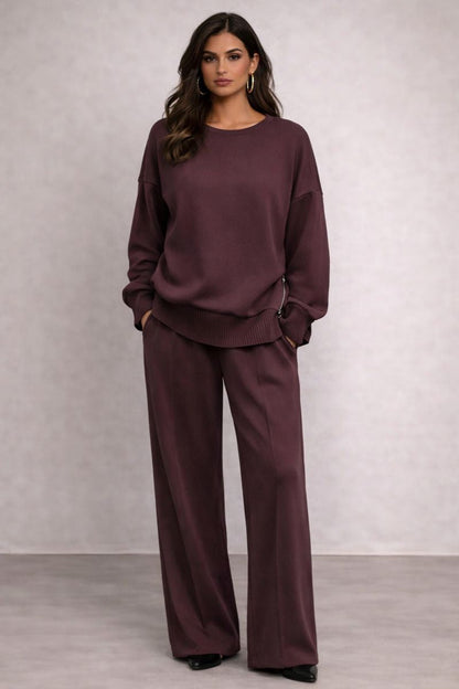 Matching oversized sweatshirt set
