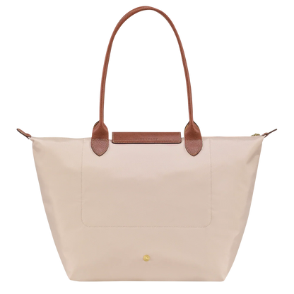 Large Longchamp Tote Bag | Beige