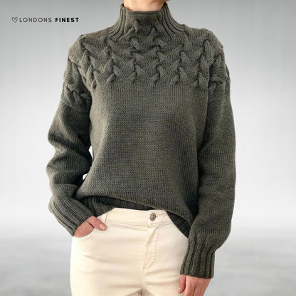 Elnora High Neck Knitted Jumper