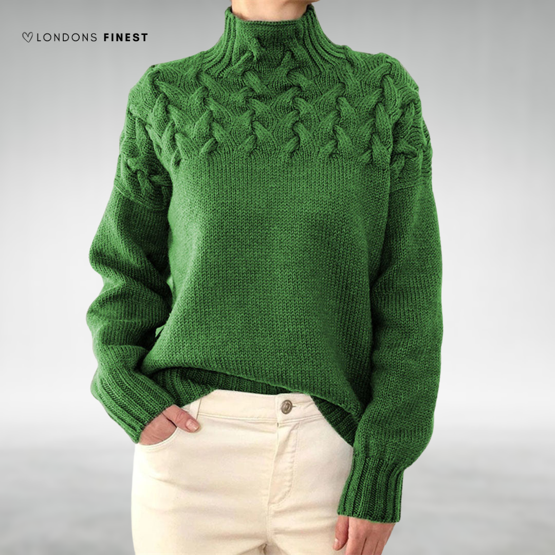 Elnora High Neck Knitted Jumper