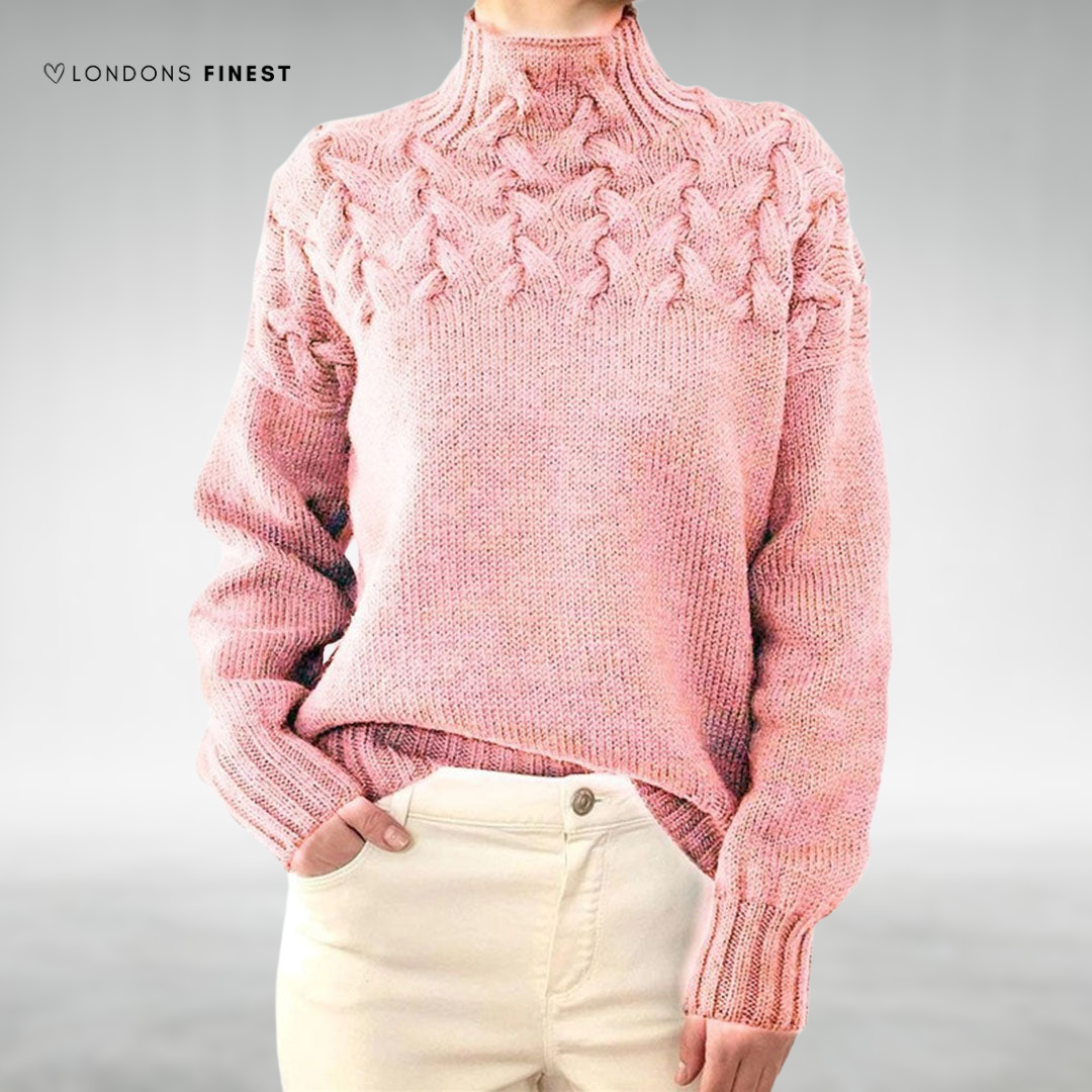 Elnora High Neck Knitted Jumper