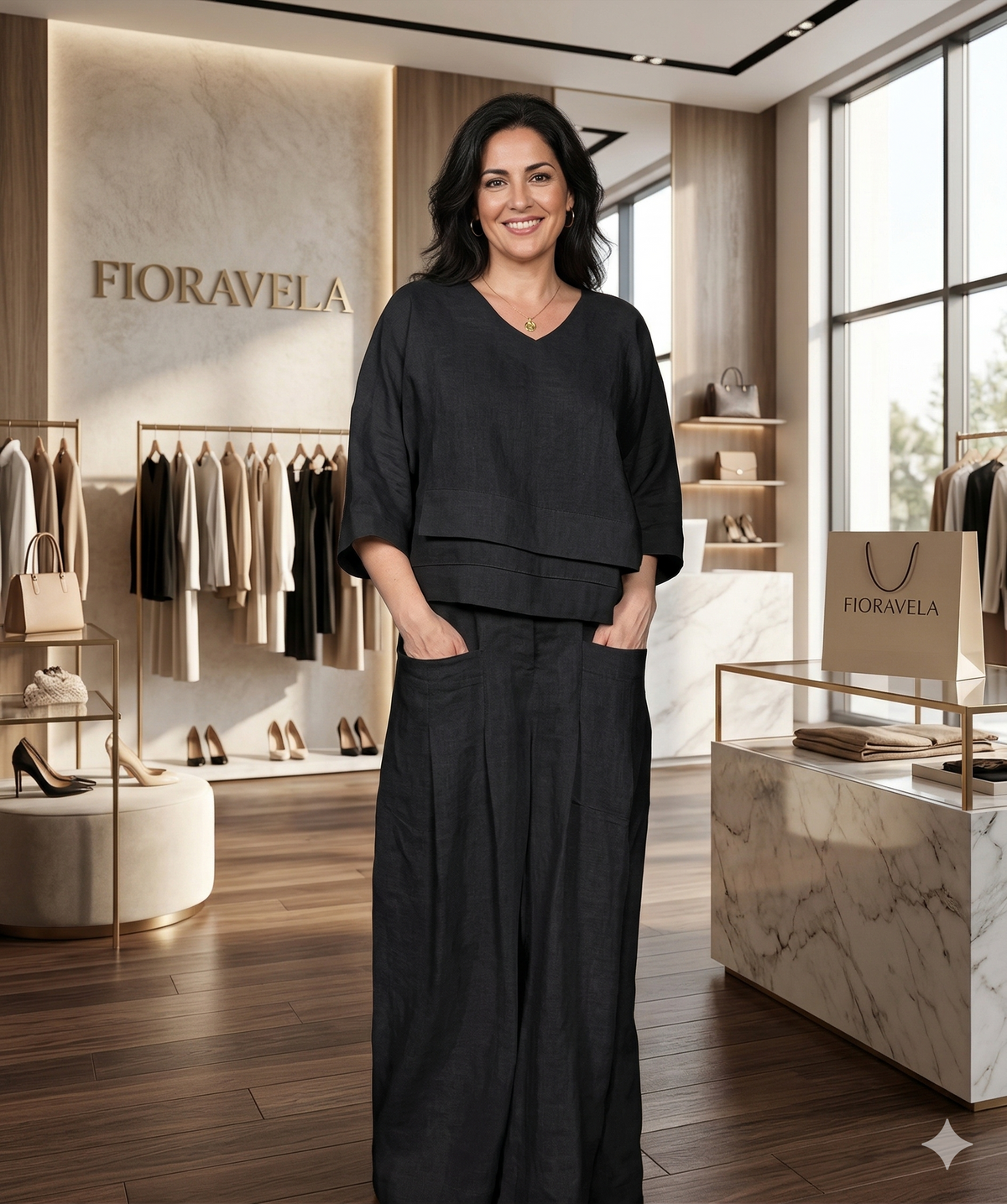 Elegant Casual Set | Fluid, Comfortable, and Timeless Design