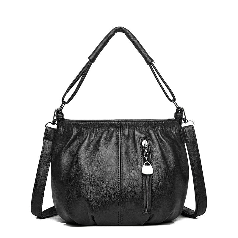 Ruched handbag