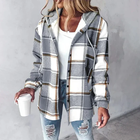 PLAID JACKET