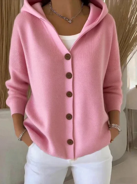 HOODED CARDIGAN