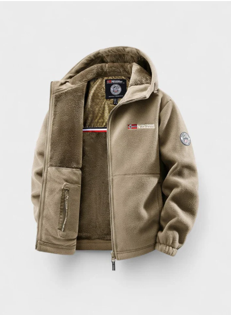 FLEECE-LINED JACKET