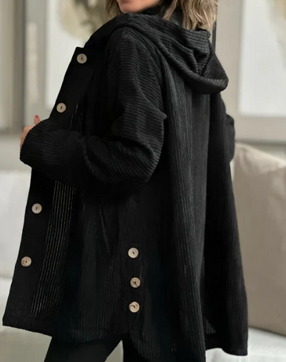 CORDUROY HOODED JACKET