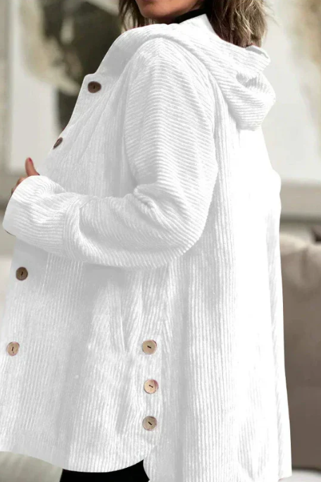 CORDUROY HOODED JACKET
