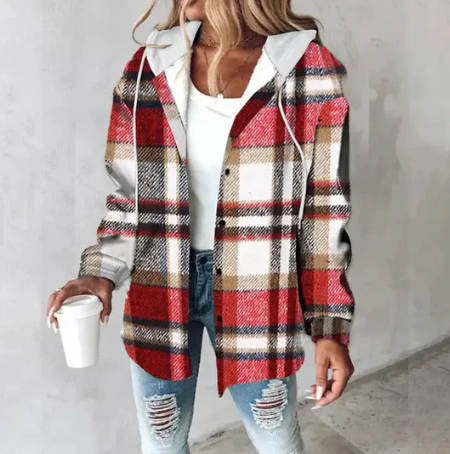 PLAID JACKET