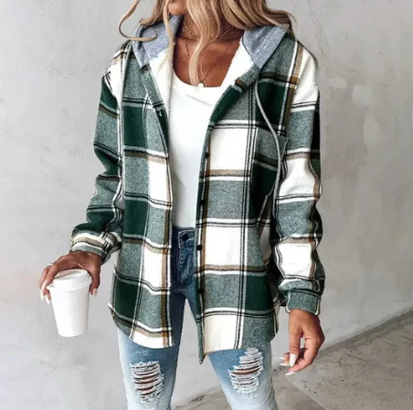 PLAID JACKET