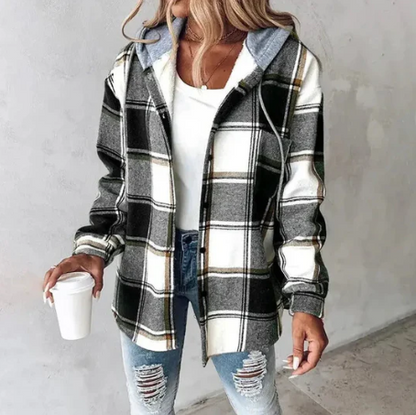PLAID JACKET