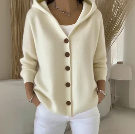 HOODED CARDIGAN