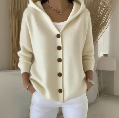 HOODED CARDIGAN