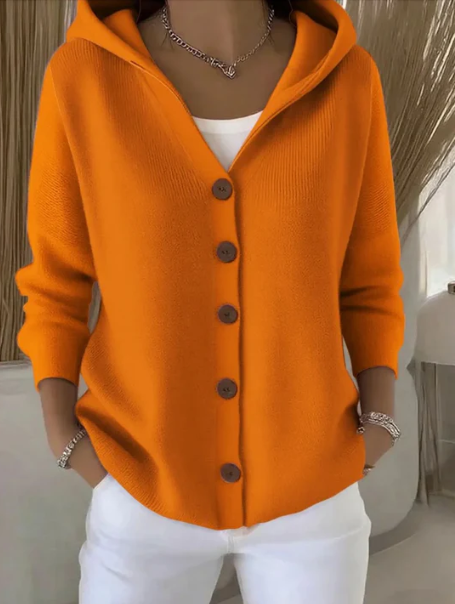 HOODED CARDIGAN