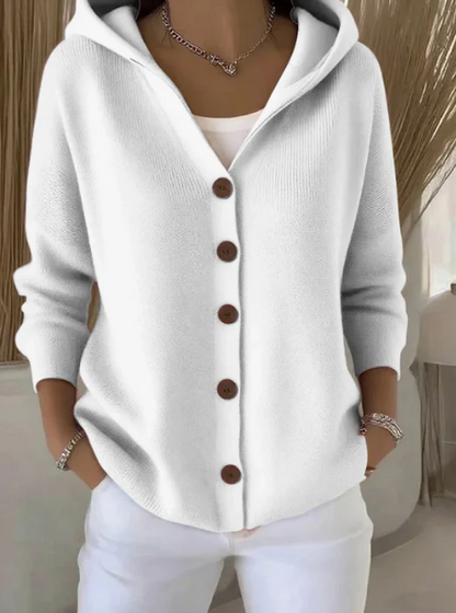 HOODED CARDIGAN