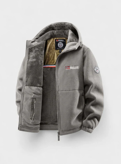 FLEECE-LINED JACKET
