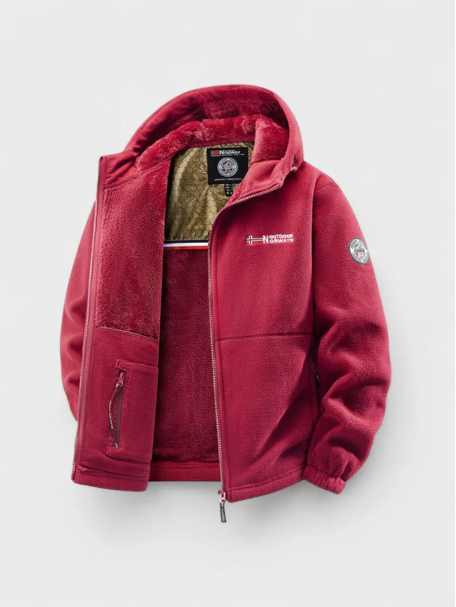 FLEECE-LINED JACKET