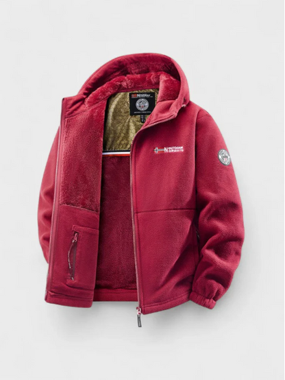 FLEECE-LINED JACKET