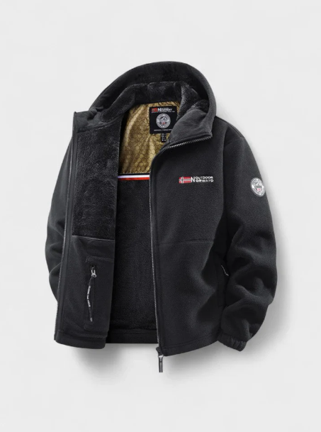 FLEECE-LINED JACKET