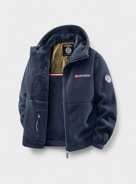 FLEECE-LINED JACKET