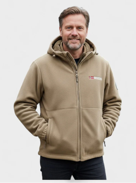 FLEECE-LINED JACKET