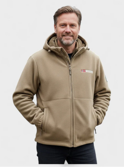 FLEECE-LINED JACKET