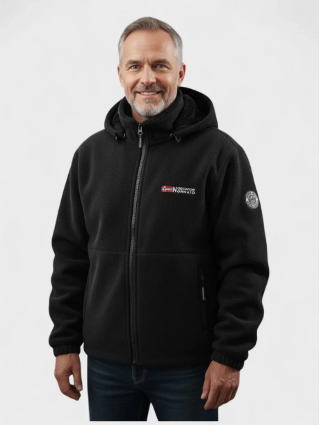 FLEECE-LINED JACKET