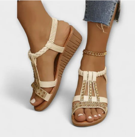 SHINY SUMMER SANDALS