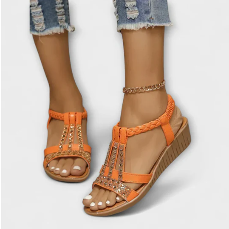 SHINY SUMMER SANDALS